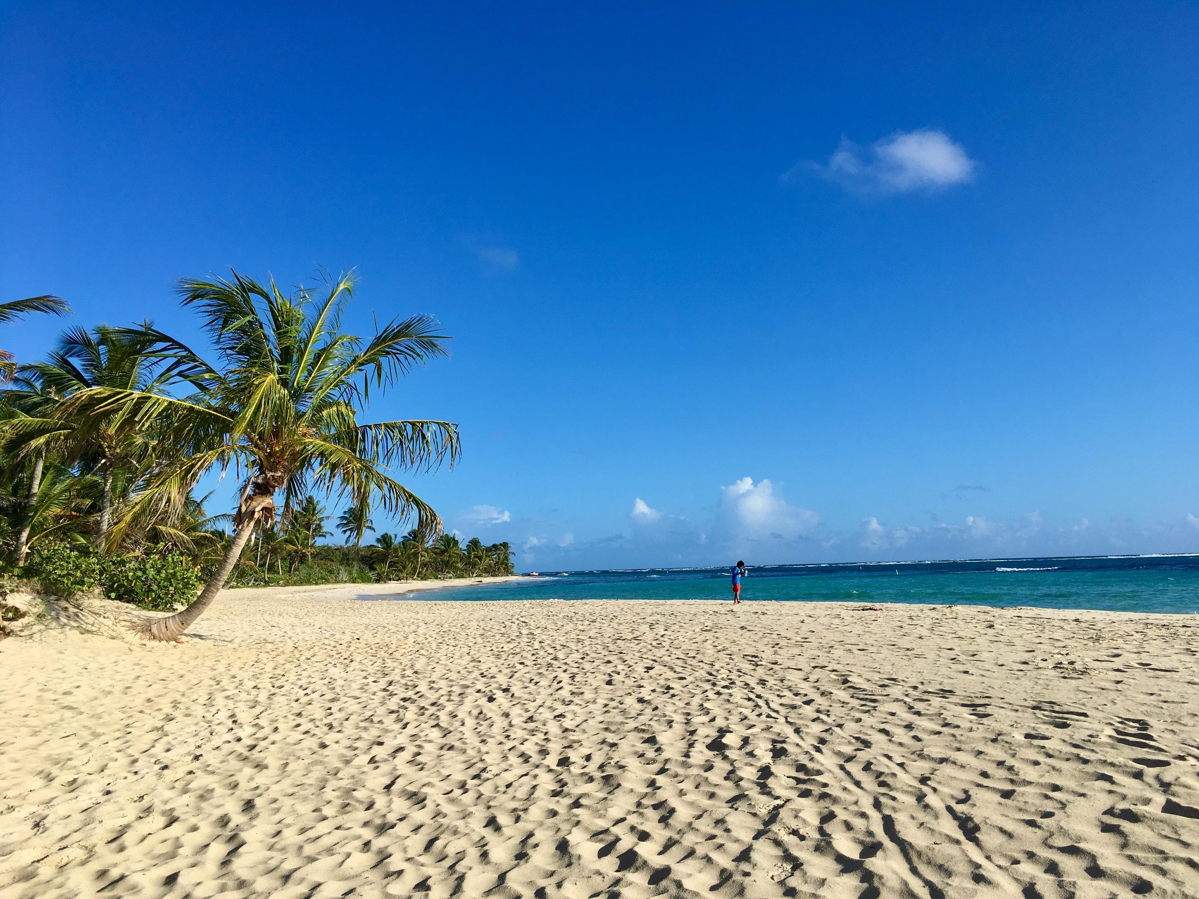 Flamenco Beach in Culebra with turquoise water and white sand